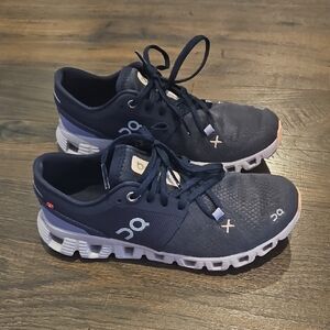 On Cloud Cloud X 3 Iron Fade Sz 5.5 Tennis Shoes